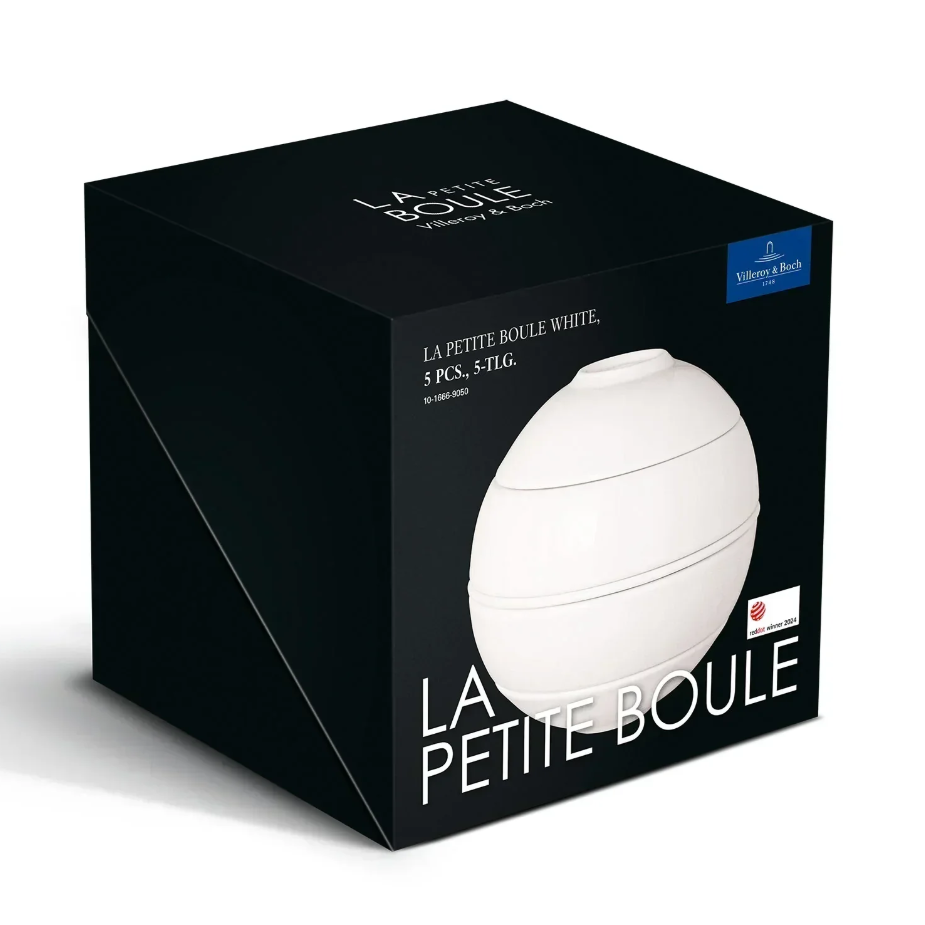 Conjunto de Jantar para 2 Pessoas - La Boule 7 Peças Branco